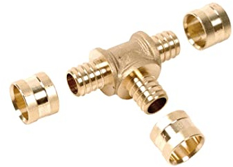 Raccord PER en T réduit à glissement - Ø 16 - 12 - 12 mm - PB tub