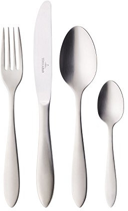 Villeroy und Boch Arthur Tafelbesteck für bis zu 6 Personen, 24-teilig, Edelstahl