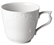 Rosenthal Sanssouci weiss Weiss Kaffee-Obertasse 10480-800001-14742