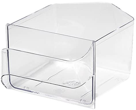 Westmark Einzelne Küchenschütte, Fassungsvermögen: 1 l, Geschwungener Griff, Kunststoff, Venezia, Glasklar, 79252240