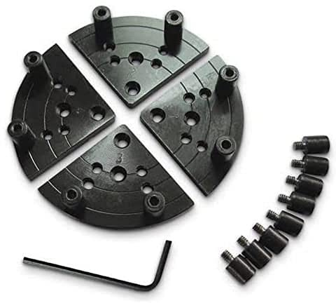 Holzstar Planscheibe für Vier-Backenfutter Profi-Set (Aufnahme Spannbereich außen: 73mm - 140mm , innen: 53mm - 96mm) 5931055