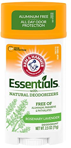 ARM & HAMMER Essentials Natural Deodorant, Fresh 2.5 oz (Pack of 6)