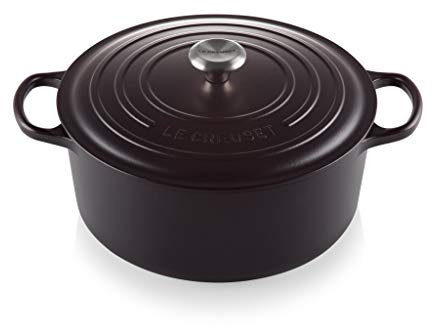 Le Creuset Cocotte Evolution de Hierro Fundido con Tapa, Ø 30 cm, Redonda, Todas Las Fuentes de Calor Incl. inducción, 8,4 l, Negro Mate