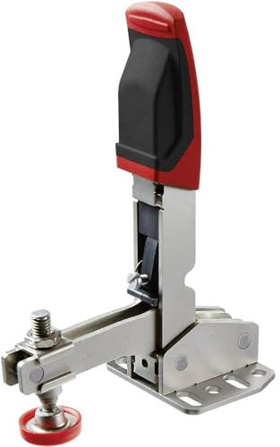 BESSEY Senkrechtspanner STC-VH50, automatisch stufenlose Anpassung der Spannhöhe bis 35 mm, regulierbare Spannkraft, Gewicht 0,42 Kg