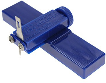 Master Airscrew Balsa Stripper (Aluminium, Blue|grey, Ergonomic Grip)