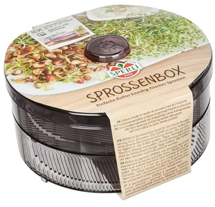 Sperli Sprossenbox Anzuchtset SPERLI's Keimgarten 85012 | Wiederverwendbare Anzuchtschale für Keimsprossen & Microgreens