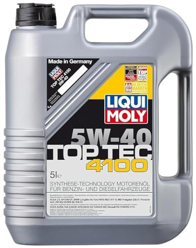 LIQUI MOLY | Top Tec 4100 5W-40 | 5 L | Oli Motore | Tecnologia Sintetica | sku: 9511
