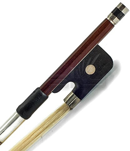 SKY 1/4 Size Cello Bow Round Stick Ebony Frog Brazil Wood Mongolian Horsehair Well Balanced