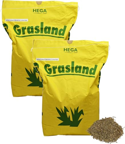 Weide Grasland Weidemischung ohne Klee 20kg Wiese Weidegras Grassamen