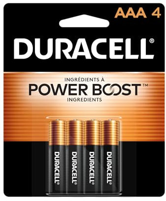 Duracell Coppertop AAA Batteries, 4 Count