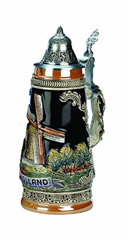 KING Jarra de cerveza alemana Holanda, jarra 0,5 litros