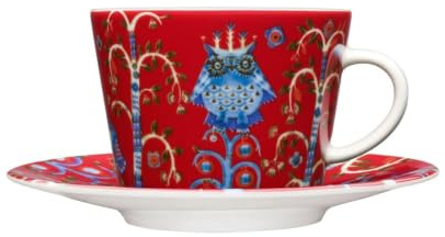 Iittala Taika Kaffee / Cappuccinotasse, rot, Rosso
