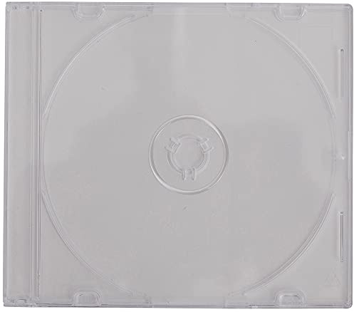 (Paket med 50) Kompabilitet CD-fodral slimline smycke för 1 disk W125xD 5xH124 mm klar ref 442463