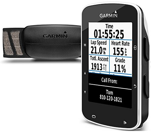 Garmin Edge 520 GPS Bike Computer with Premium Heart Rate Monitor and Speed and Cadence Sensors