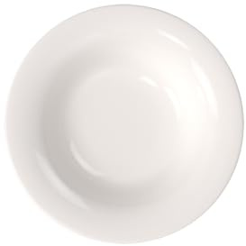 Villeroy & Boch New Cottage Basic Rim Soup, 9 in, Premium Porcelain, White
