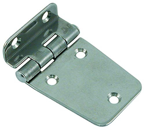 EUROMARINE 2 CHARNIERES DEPORTEES HEXAG INOX 63/40 MM