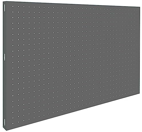 Simon Rack Porte-outils mural 600x900 mm - Panel Click | Inclut 8 accessoires, Peinture anticorrosion, ∅ 5 mm, Montage système clic, Gris