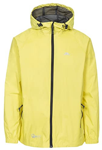 Trespass Unisex Erwachsene Qikpac Jacket Kompakt Zusammenrollbare Wasserdichte Regenjacke, Gelb (Yellow), XXL