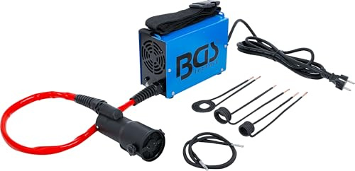 BGS 2169 | Induktionsheizgerät | 1,5 kW | 230 V | bis 900 °C | 4 Induktionsspulen | 19 mm, 27 mm, 50 mm | formlose Spule 800 mm | für Schrauben, Muttern, Lager