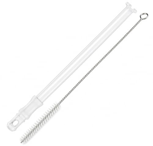 Piebert Fix Milchschlauch 57098 + Reinigungsbürste kompatibel mit DeLonghi Magnifica S, Smart, Dinamica, Eletta, PrimaDonna S, Class & XS Kaffeevollautomaten | Vergleichs-Nr. 53132C8204, 5313232961