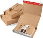 ColomPac CP020.06 Flexible Wickelverpackung aus Wellpappe, 270 x 190 x 80 mm, braun