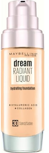 Maybelline New York Dream Satin Fondotinta Liquido, 30 Sand