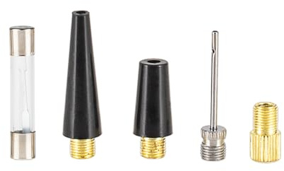 HEYNER® Adapter PRO Adapter Set Bälle Luftmatratzen SUP Fahrräder Autos Nadeladapter Glassicherung Fahrradventil Autoventil französisches Ventil