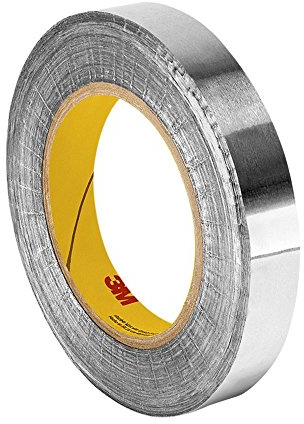 3M Aluminum Foil Tape, 1170, 1 X 18 Yds, Cond. Acrylic