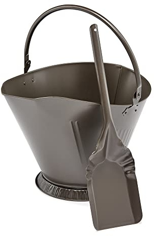 UniFlame Bronze Coal Hod and Shovel Set (C-1713)