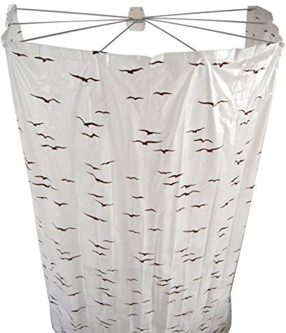 RIDDER Duschfaltkabine Ombrella Sylt Weiß-beige