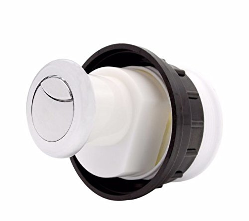 Thomas Dudley 327733 51 mm Round Dio Dualflush Button- White