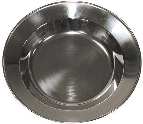 MFH Assiette Creuse, INOX, 22 cm