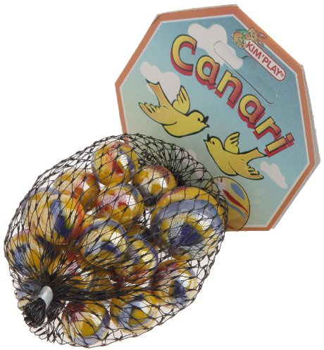 Kim' Play – 500801 – Gioco di Plein Air – 20 Billes + 1 calots – Canarino