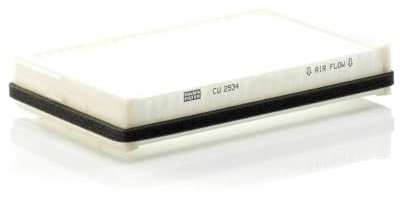 MANN-FILTER, CU 2534 Innenraumfilter | Für LKW, Busse, Staub- und Pollenfiltration, Verbesserte Luftqualität, Schutz der Innenraumluft, Echte OE-Technologie