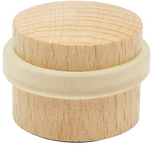 WAGNER Bodentürstopper WOOD - Durchmesser Ø 40 x 30 mm, Buche massiv, selbstklebend, rückstandslos entfernbar - 15509611