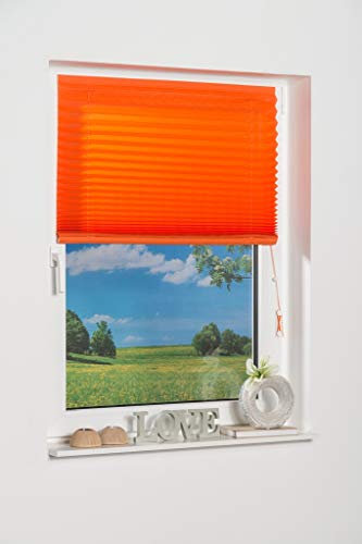 K-home Klebe-Plissee Terracotta Lichschutz 50 x 130 (B x L)