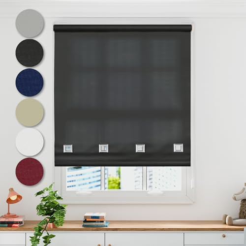 Emma Barclay Square Eyelet Roller Blind - Width 60 x Drop 165cm
