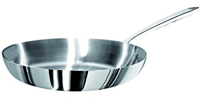 Pentole Agnelli ALUM11132 Pfanne mit Griff, Alu-INOX, Silber, 32 cm