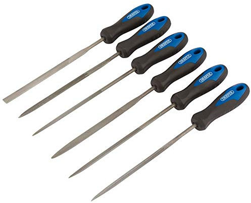 Draper 83982 140MM Soft Grip Needle File 6 Piece Set