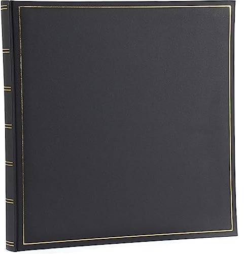 Henzo 1019808 Champagne Fotoalbum, Andere, schwarz, 35 x 35 x 5 cm