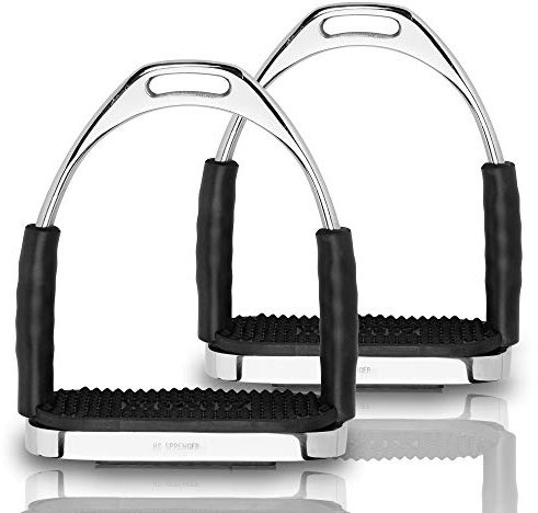 Sprenger System-4 Steigbügel - Edelstahl rostfrei, 120 mm Trittweite