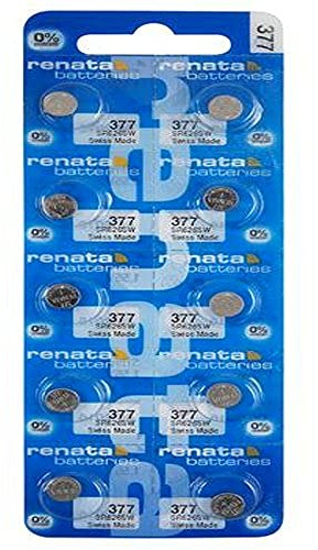 Batterien Knopfzelle PfeiIer 10 Renata Silber 1.55 Spannung (SR626SW) 377 & Einheiten