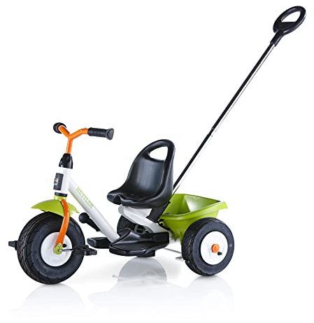 Kettler Dreirad Startrike Air I Robustes Kinder-Dreirad mit Luftreifen I verstellbare Schubstange I kippbarer Behälter I Fußplatte I hohe Kippsicherheit, ab 2 Jahren