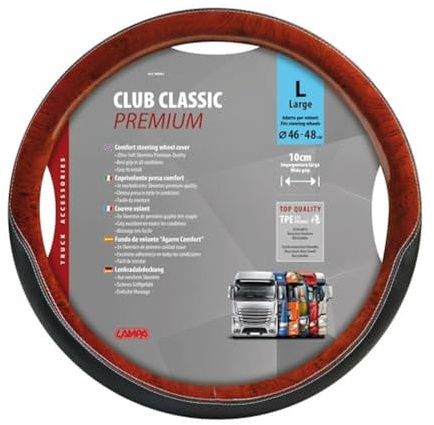 LAMPA 98903 Lenkradbezug schwarz braun