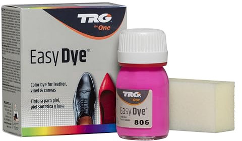 TRG The One Easy Dye, Farbe zur Wiederherstellung der Lederschuhfarbe, Rosa (806 Pink Fluorescent), 25 ml