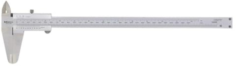 Mitutoyo 530-119 Vernier Caliper, Stainless Steel, Inch/Metric, 0-12 Range, +/-0.0015 Accuracy, 0.001 Resolution