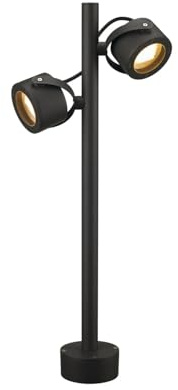 SLV Fristående lampa SITRA SL 360/utomhusbelysning för stigar, väggar, ingångar, LED utomhus trädgårdslampa/GX53 IP44 9W antracit