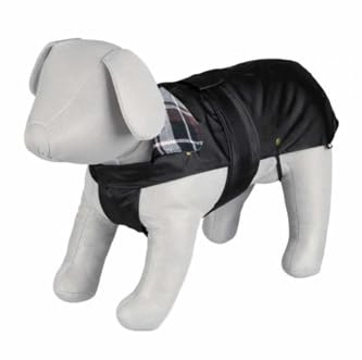 TRIXIE wasserabweisender Hundemantel Mantel Paris, M: 45 cm, schwarz - 30504