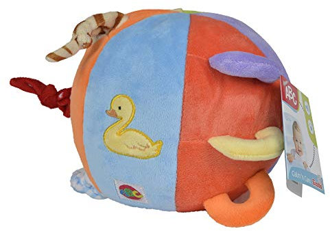 Simba 104014315 - ABC Soft-Ball, mit verschiedenen Materialien und Spielfunktionen, 16cm, ab den ersten Lebensmonaten