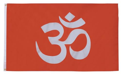 AZ FLAG - Hinduismens flagga - 150 x 90 cm - hinduisk religionsflagga 100% polyester med integrerade metallöglor - 110 g - högkvalitativ flagga